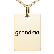 Grandma Rectangle Shaped Charm