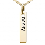 Nanny Tall Tag Charm