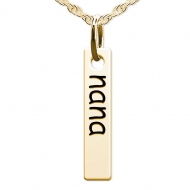 Nana Tall Tag Charm