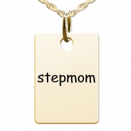 Stepmom Rectangle Shaped Charm