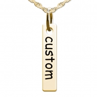Custom Mom Tall Tag Charm