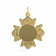 FIRE DEPT  BADGE ENGRAVABLE
