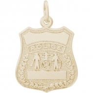 POLICE BADGE ENGRAVABLE