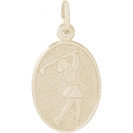 FEMALE GOLFER ENGRAVABLE