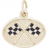 FLAGS CROSSED ENGRAVABLE