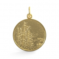 MOUNTAIN SCENE ENGRAVABLE