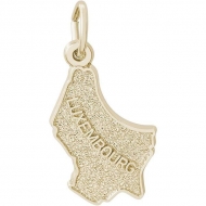 LUXEMBOURG  MAP ENGRAVABLE