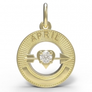 BIRTHSTONES APRIL ENGRAVABLE