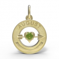 BIRTHSTONES AUGUST ENGRAVABLE