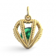 HEART BIRTHSTONE MAY