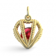 HEART BIRTHSTONE JUL