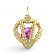 HEART BIRTHSTONE OCT