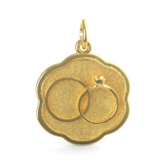 WEDDING RINGS DISC ENGRAVABLE