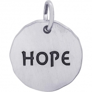 HOPE CHARM TAG ENGRAVABLE