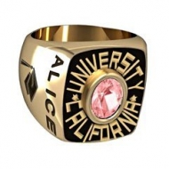 Men s Cushion Shape Class Ring