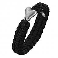 Soldier to Soldier Sterling Silver Heart Bracelet