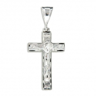 Sterling Silver Crucifix Cross Pendant