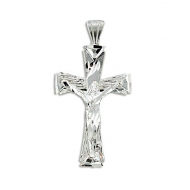 Sterling Silver Crucifix Cross Pendant