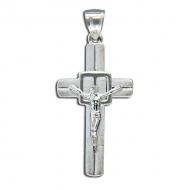 Sterling Silver Crucifix Cross Pendant