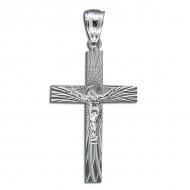 Sterling Silver Crucifix Cross Pendant