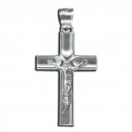 Sterling Silver Crucifix Cross Pendant