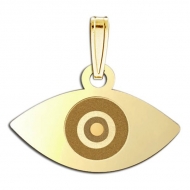 Evil Eye Engraved Pendant