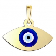 Evil Eye Color Laser Pendant