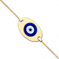 Evil Eye Color Anklet