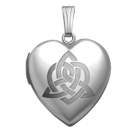 Sterling Silver   Sister s Love   Celtic Heart Locket