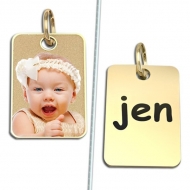 Rectangle Picture Pendant