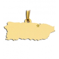 Puerto Rico   Personalized Pendant or Charm