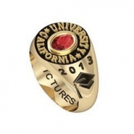 Girl s Oval shape Class Ring