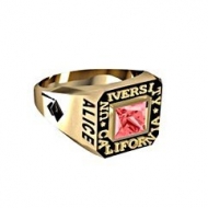 Girl s Square Princess Class Ring