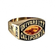 Boy s Round Square Marquise Stone Class Ring