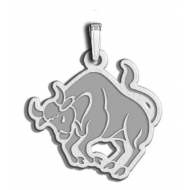 Taurus Symbol Outline Charm or Pendant