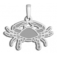 Cancer Symbol Outline Charm or Pendant
