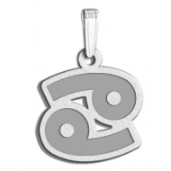 Cancer Symbol Outline Charm or Pendant