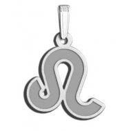 Leo Symbol Outline Charm or Pendant