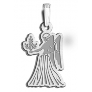 Virgo Symbol Outline Charm or Pendant