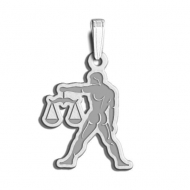 Libra Symbol Outline Charm or Pendant