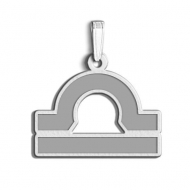 Libra Symbol Outline Charm or Pendant