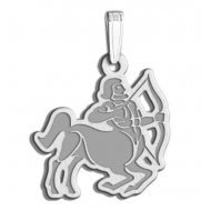 Sagittarius Symbol Outline Charm or Pendant