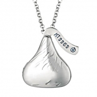 Sterling Silver Officially Licensed Hershey s Kiss Locket with Chain