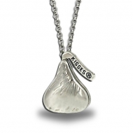 Sterling Silver Officially Licensed Hershey s Kiss Locket with Chain