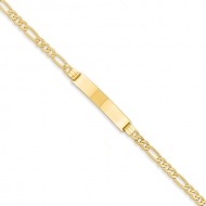 14k Yellow Gold Men s Figaro ID Bracelet