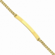 14k Gucci Rope Woman s ID Bracelet