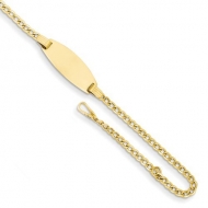 14k  Yellow Gold Woman s ID Bracelet