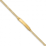14k  Yellow Gold Woman s ID Bracelet