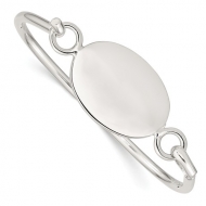 Sterling Silver Woman s Fancy Slip on Bangle Bracelet