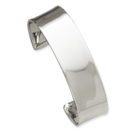 14k White Gold Women s High Polished Hinged Bangle Bracelet